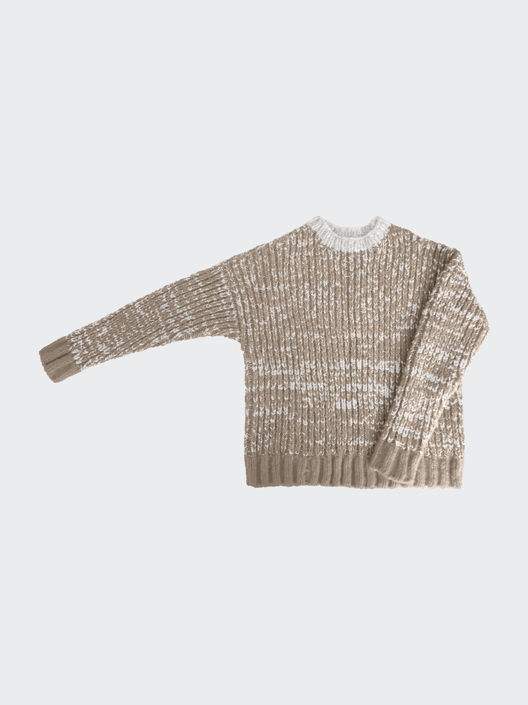 [002103] Chompa Barcelona (Beige relajado, S)